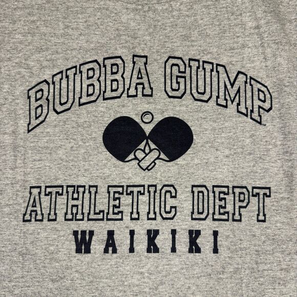 Vintage Bubba Gump Athletic Dept. Waikiki, Hawaii Gift Shop Graphic T Shirt - L - Picture 3 of 6